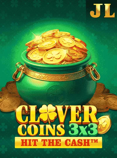 RILEK77 Clover-Coins-3x3-hit-rge-cash-Jili-games