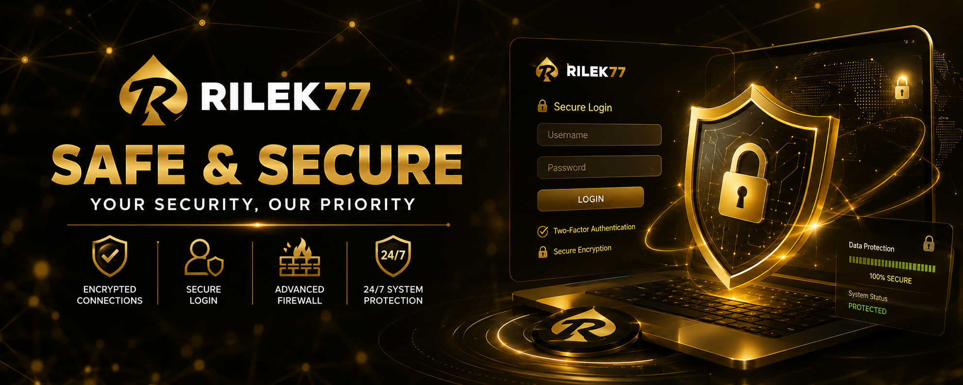 RILEK77 security banner